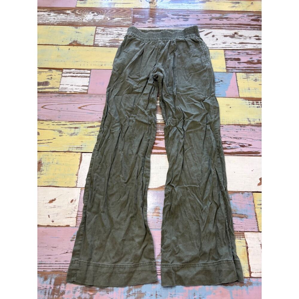 Old Navy Wide Leg High-rise Comfort Waistband Pants Size XS Green
